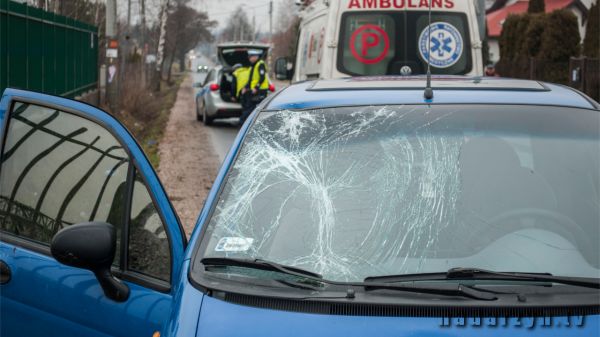 Wypadek z udziałem nietrzeźwego rowerzysty